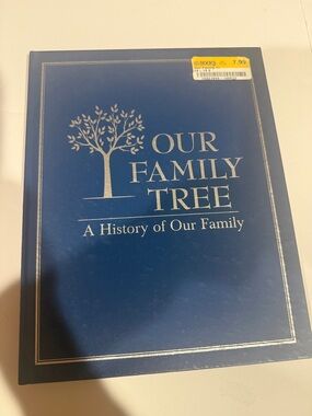 Our Family Tree Hardcover Book - Blue Cover
